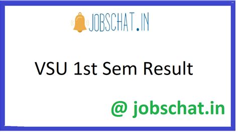 vsu 1st sem results